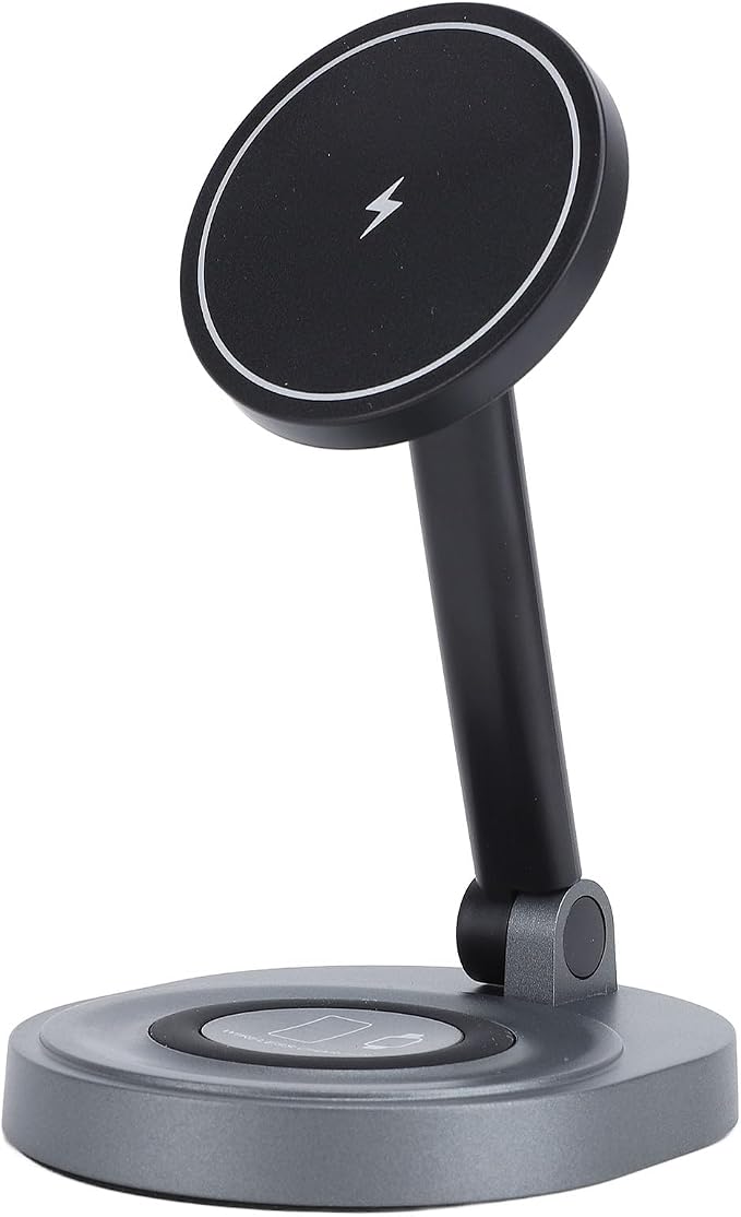 banapoy 2026 3 in 1 Charging Station for 16 15 14 13 12 Series 360 Degree Rotating Magnetic Fast Charging Wireless Charger Stand Station with Indicator Light