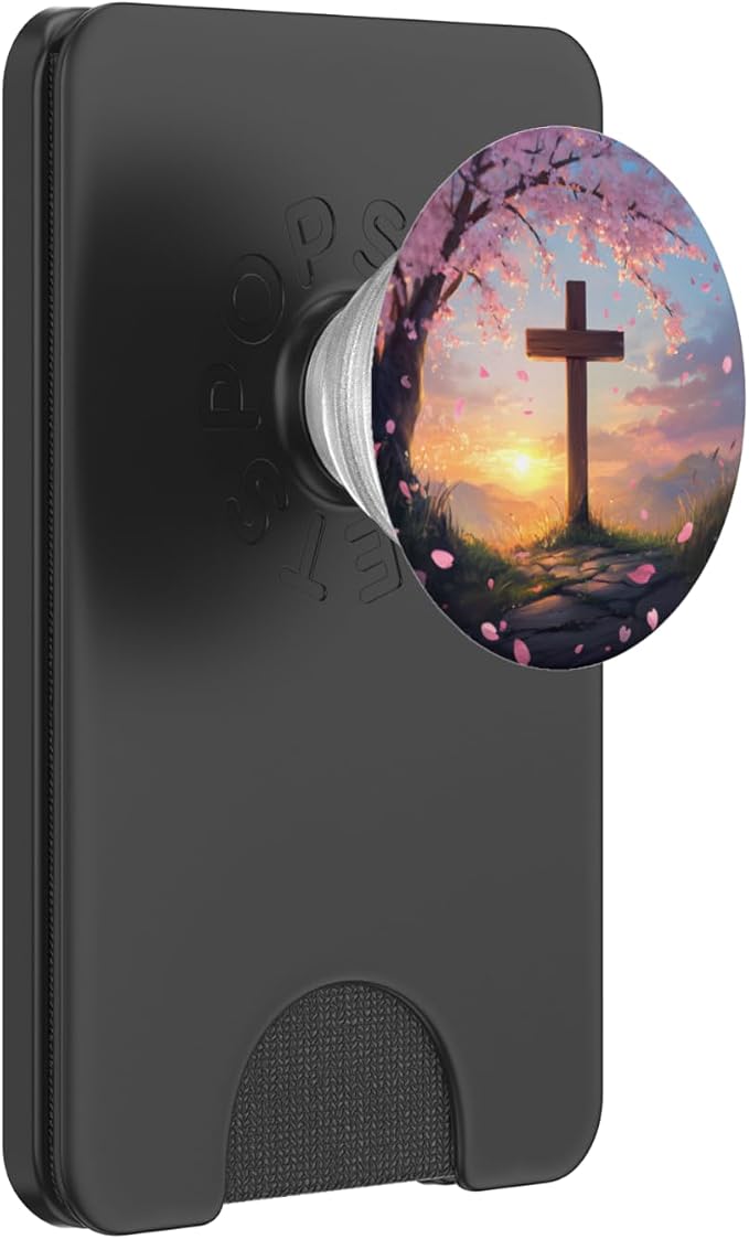 Christian Cross PopSockets PopGrip for MagSafe