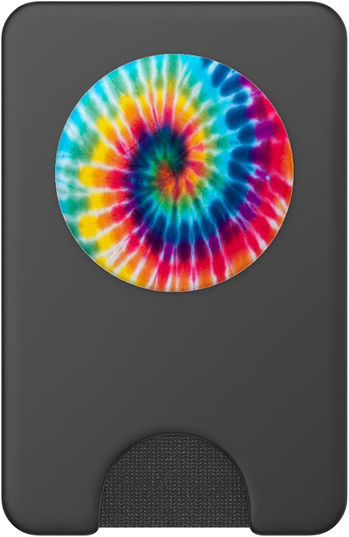 Tie Dye Rainbow Cute Rainbow Tie Dye Swirl Design Colorful PopSockets Adhesive PopGrip
