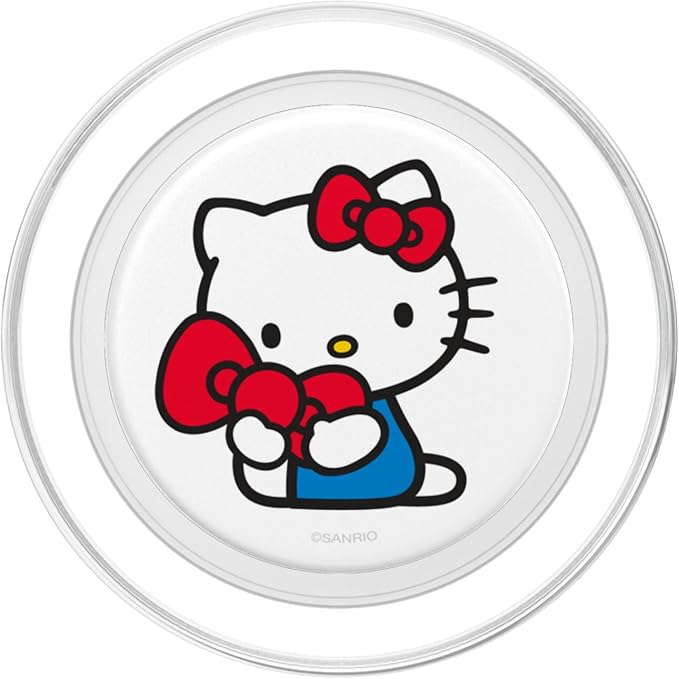 Hello Kitty Classic Bow PopSockets Stand for Smartphones and Tablets PopSockets Adhesive PopGrip