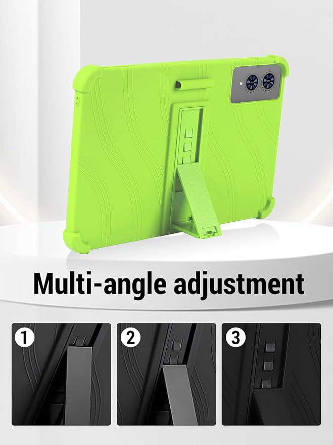for TECLAST T65 13.4 inch Tablet Protective case Shockproof Lightweight Silicone Protective Cover with Stand Child-Friendly Protection Easy to Clean DesignBlack