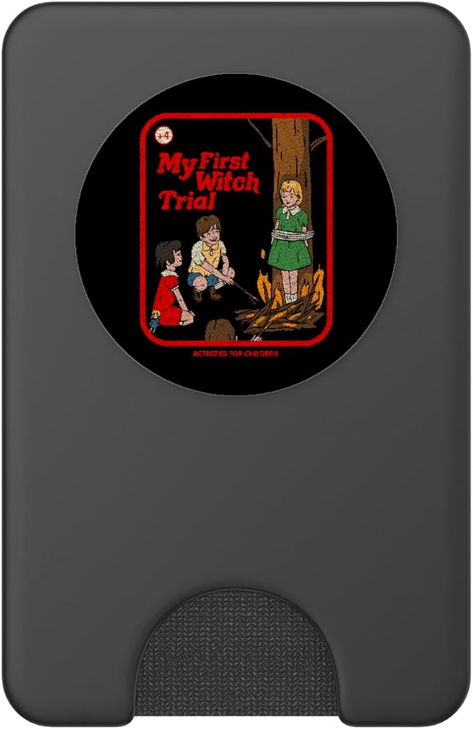 My First Witch Trial Vintage Childgame Horror Goth Punk Premium PopSockets Adhesive PopGrip