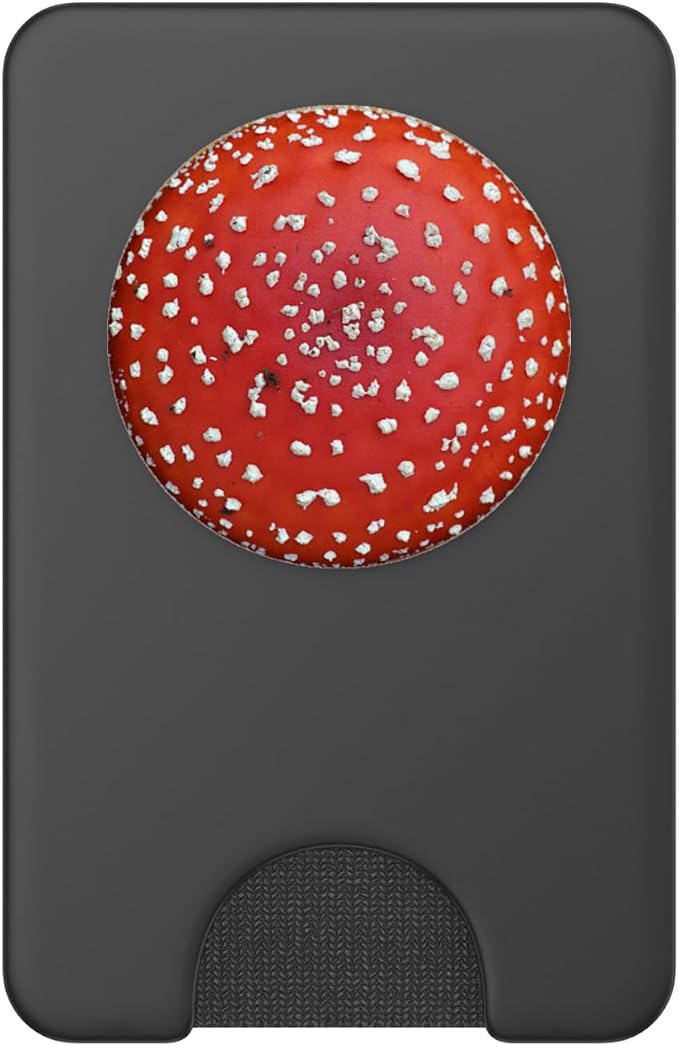 Mushroom Red Fly Agaric Amanita Nature Fungus Forest Design PopSockets Adhesive PopGrip