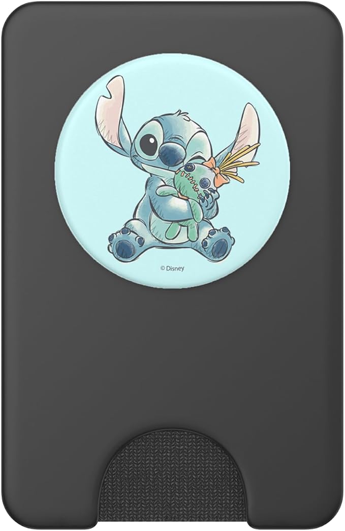 Disney Lilo &amp Stitch Cute Happy Stitch Scrump Sketch Logo PopSockets PopGrip for MagSafe
