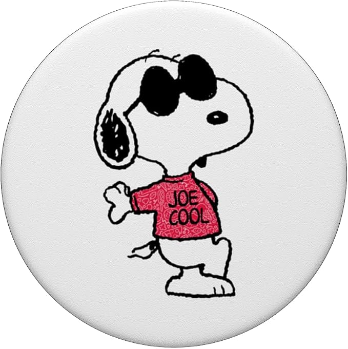 Snoopy Joe Cool Pattern Style Design PopSockets PopWallet for MagSafe