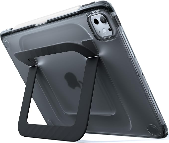 TORRAS Ostand K3 Neo for iPad Air 11 Inch Case (M4 2026 M3 2025 M2 2024) Viewing Angles AdjustableUltra Stable Stand Shockproof Protective Slim Kickstand Case with Pencil Holder Glacier Sprint