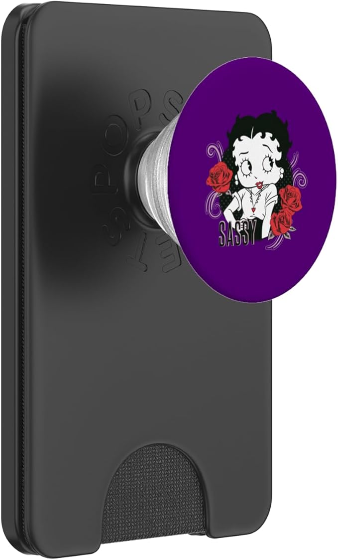 Betty Boop Sassy Roses PopSockets Adhesive PopGrip
