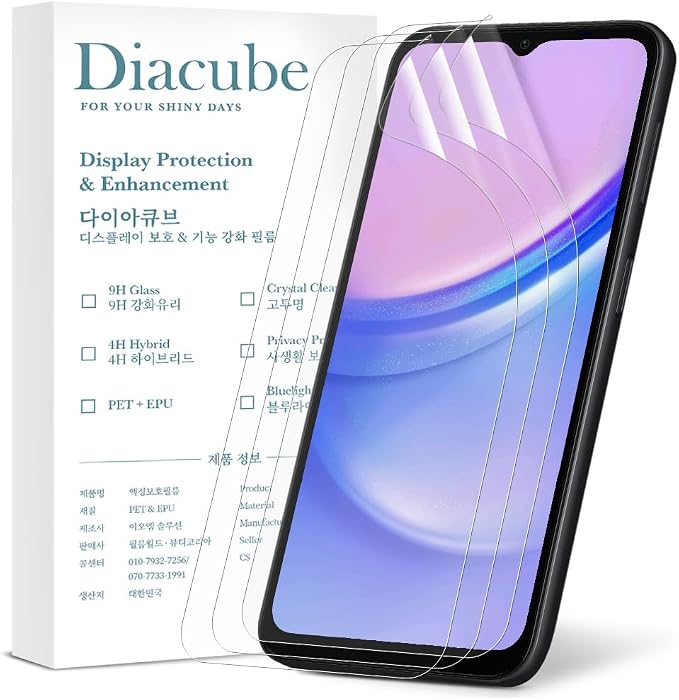 3-Pack for Samsung Galaxy A10E Flexible TPU-EPU Screen Protector [0.1S Fingerprint Unlock] [Real-Time Self-Healing] HD Clear Bubble Free Easy Installation with Alignment Jig
