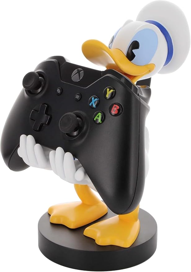 Exquisite Gaming: Disney Classics: Donald Duck - Original Gaming Controller &amp Phone Holder Device Stand Cable Guys Licensed Figure Small