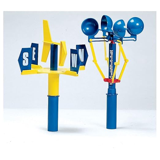 hand2mind Plastic Weather Vane, Wind Instruments, Science Supplies for Classroom, Mini Wind Vane, Weather Tools for Classroom, Wind Science, Classroom Tools, Wind Indicator, Preschool Science