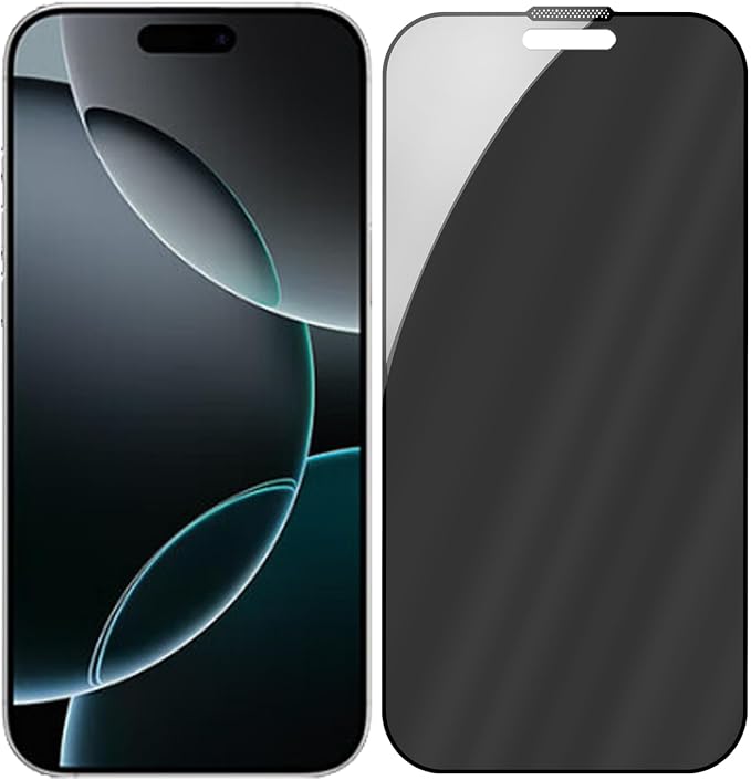 2 Pack for iPhone 12/12 Pro 360 Degree Privacy Screen Protector Anti spy Tempered Glass Film Easy Installation Auto-Alignment Kit Auto Dust-Elimination 6.1 inch