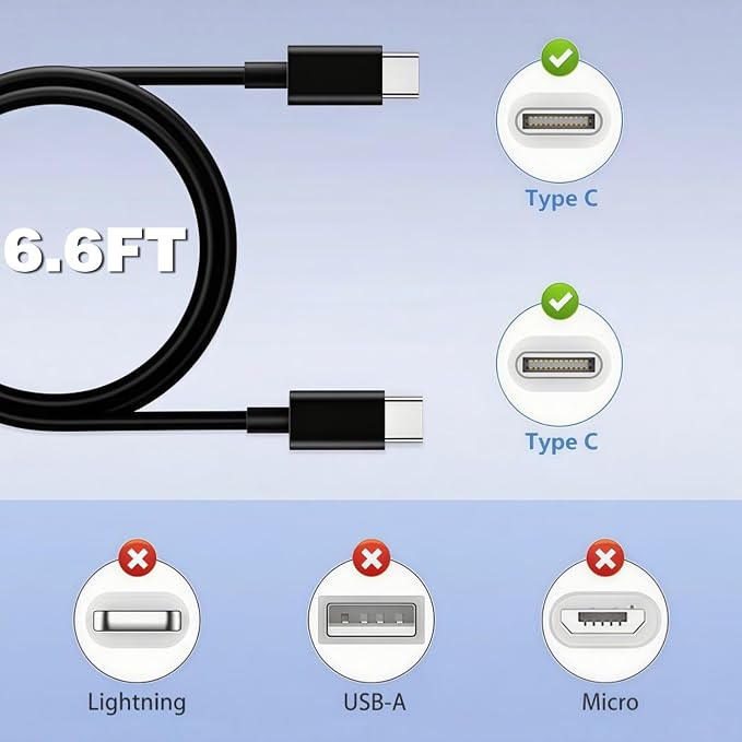 45W Samsung Super Fast Charger Type C to Type C Android Charger Fast USBC Charging Cable 6ft Compatible for Samsung Galaxy S25 ultra S24 S23 S22 S21 S20 S10 S9 A56 A55 A54 A53 A36 A35 A16 A15 A14 A17