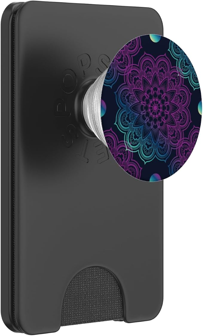 Mandala Art Geometric Meditation Mindfulness Peace Seeker PopSockets Adhesive PopGrip