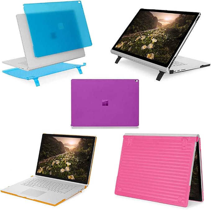 mCover Case Compatible for 2017~2022 15 Microsoft Surface Book 2/3 with Detachable Tablet Display ONLY (NOT Fitting Cheaper Surface Laptop Models) - Aqua