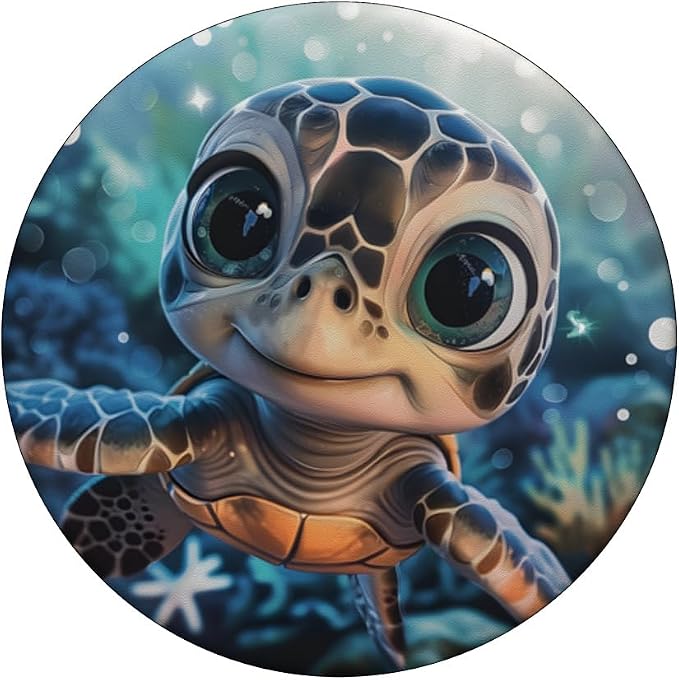 Baby Sea Turtle PopSockets MagSafe PopGrip for iPhone