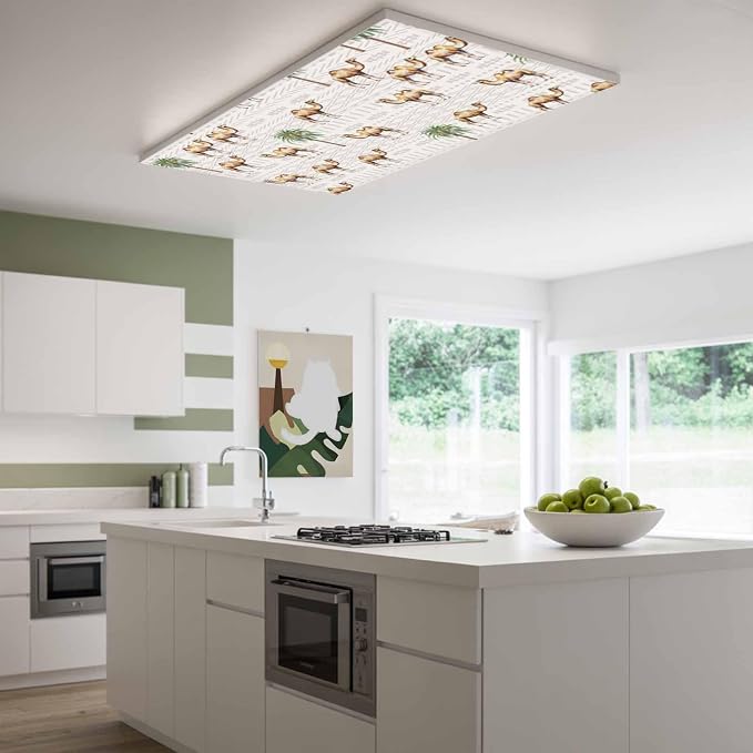 Fluorescent Light Covers for Ceiling Lights Desert Camel Magnetic Light Filters