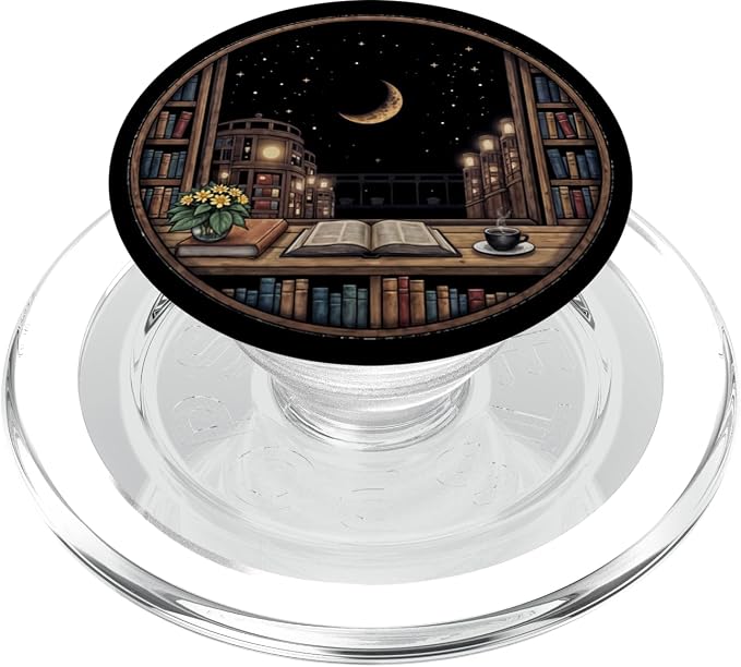 Book Lover Booktrovert Librarian Bookish Reader PopSockets Adhesive PopGrip