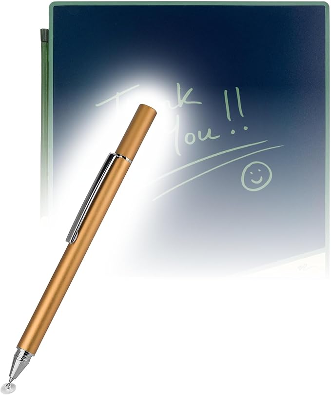 BoxWave Stylus Pen Compatible with Boogie Board VersaTiles Memo Board - FineTouch Capacitive Stylus Super Precise Stylus Pen - Champagne Gold