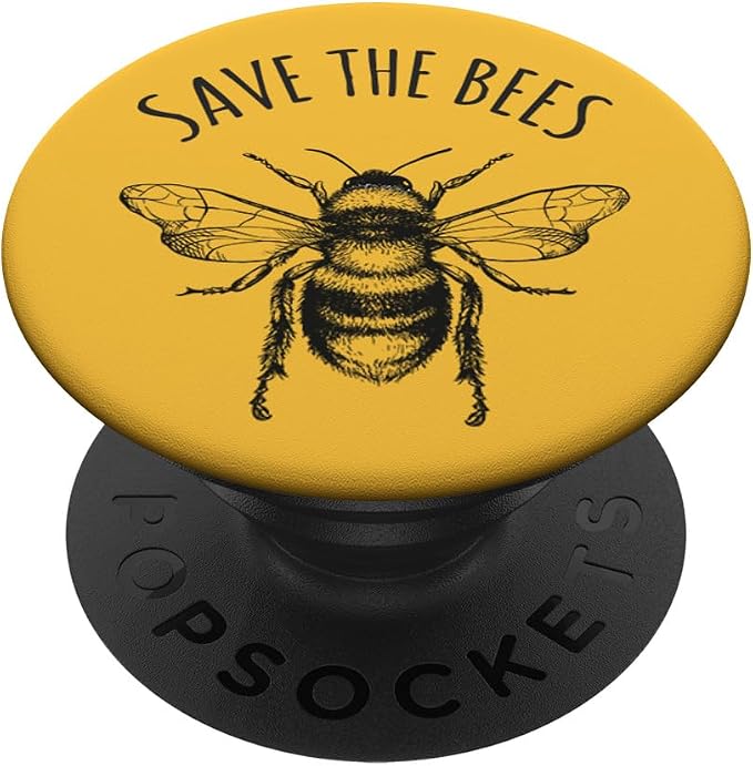 Save The Bees Earth Day Save Our Planet Environmental PopSockets Adhesive PopGrip