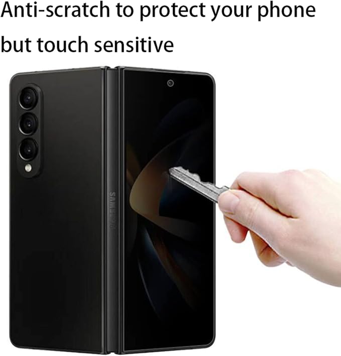 Anti-Spy Anti-Glare Screen Protector Suit for Samsung Galaxy Z Fold 4 5G 2022 Privacy Outer Inner Matte Soft Anti-Scratch Film Anti-Peeping