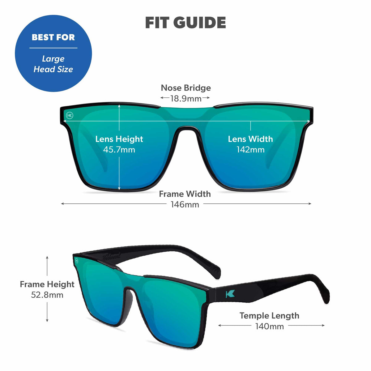 Knockaround Trendy Polarized Sunglasses for Men & Women - UV400 Protection