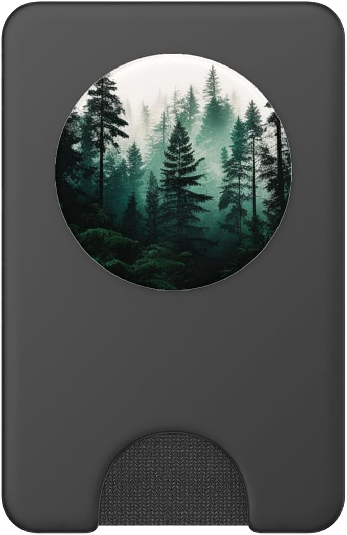 Forest Pine Tree Woods Green Nature Outdoor Explore PopSockets Adhesive PopGrip