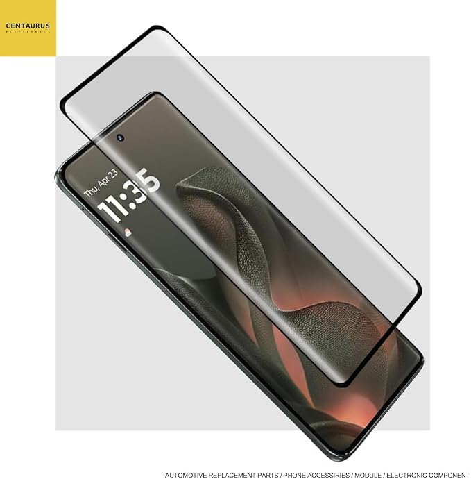 OCESTORE 2 Pack 3D Curve Silk Print Screen ProtectorAnti-Scratch 9H Hardness Full Coverage Tempered glass Protector Film for Moto Edge 2025.