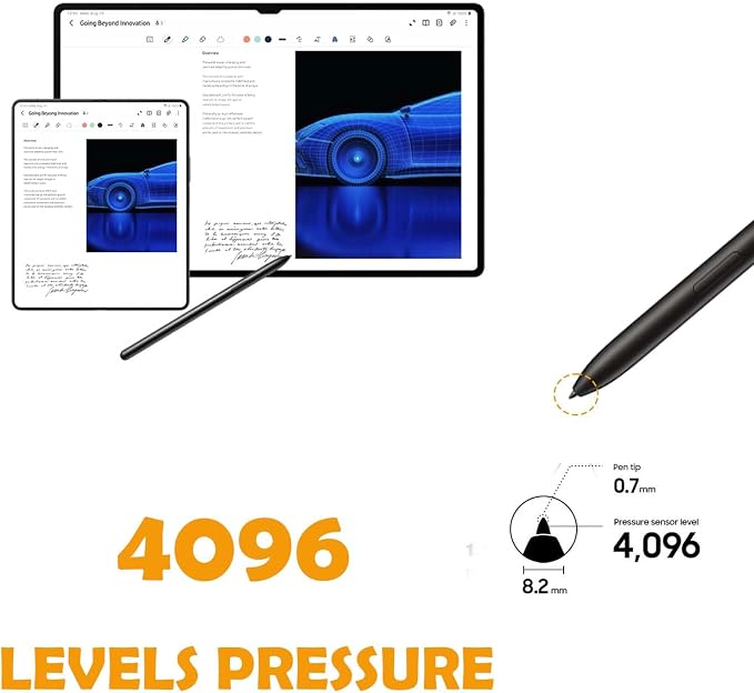 Tab S9 Stylus Pen Replacement Compatible with Samsung Galaxy Tab S9S9 PlusS9 Ultra S PenTab S9+Tab S9 UltraAll Versions Stylus Touch S Pen +Tips (Beige)