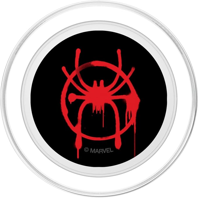 Marvel Spider-Man Into The Spider-Verse Red Icon PopSockets Adhesive PopGrip