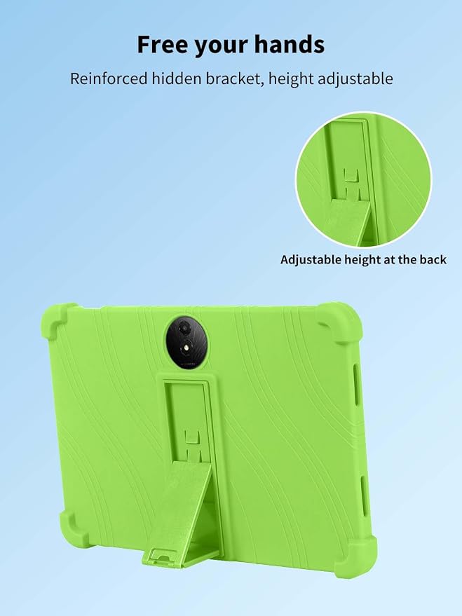 Case for TCL NXTPAPER 11 Plus Tablet 11.5inchNOUKAJU Tablet Protection CaseAdjustable BracketSoft SiliconeSilicone Protection Cover for TCL NXTPAPER 11 Plus(Blue)