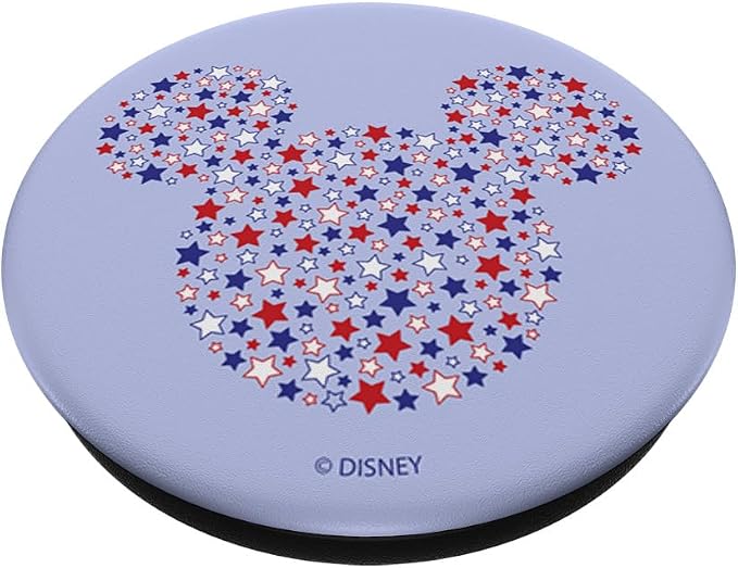 Disney Mickey &amp Friends Fourth Of July Star Fill Mouse PopSockets Standard PopGrip
