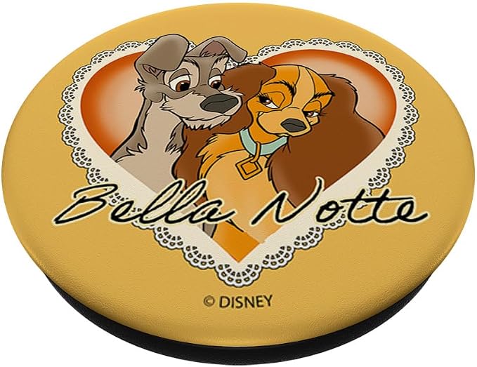 Disney Lady and the Tramp Vintage Valentine PopSockets Standard PopGrip