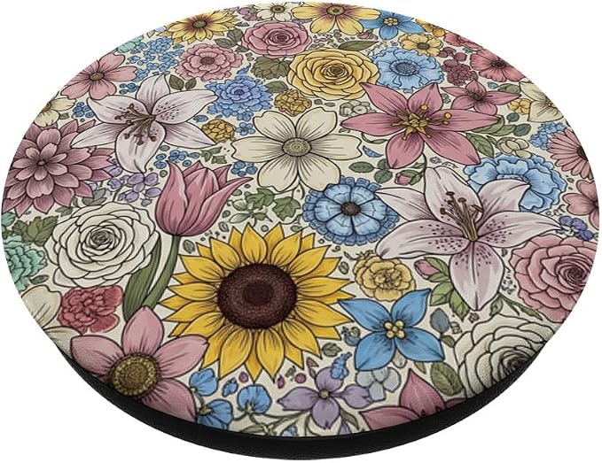 PopSockets Floral Phone Grip &amp Stand – Floral Field PopSockets PopWallet for MagSafe