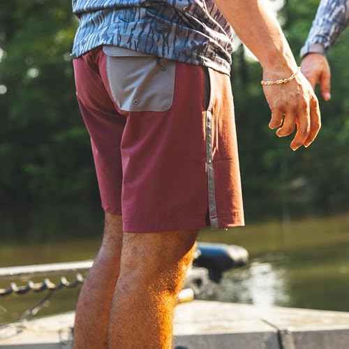 Mossy Oak Men's Swim Trunks 8" | UPF Resistant & Quick Dry Shorts with Mesh Pockets