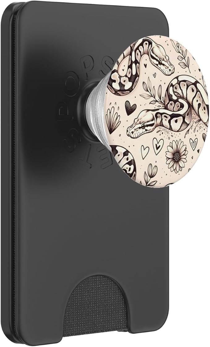 Snake Pattern Ball Python PopSockets PopGrip for MagSafe