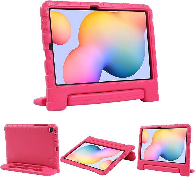 Kids Case for Samsung Galaxy Tab S6 Lite Shockproof Handle Stand Blue | Lightweight Kids Friendly EVACompatible with Samsung Galaxy Tab S6 Lite 10.4 Inch 2024/2022/2020 Release S Pen Holder