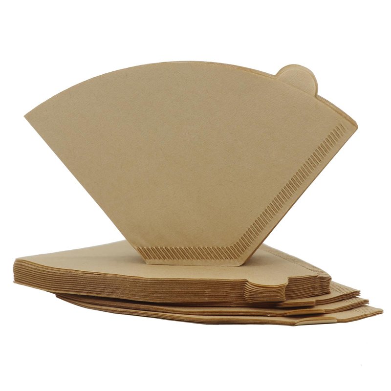 200 Count Coffee Filter #2, 2-6 Cups Coffee Filters Unbleached Natural Disposable Cafe Filters 02 Cone Paper Fits for Ninja, Drip and Pour Over Coffee Maker