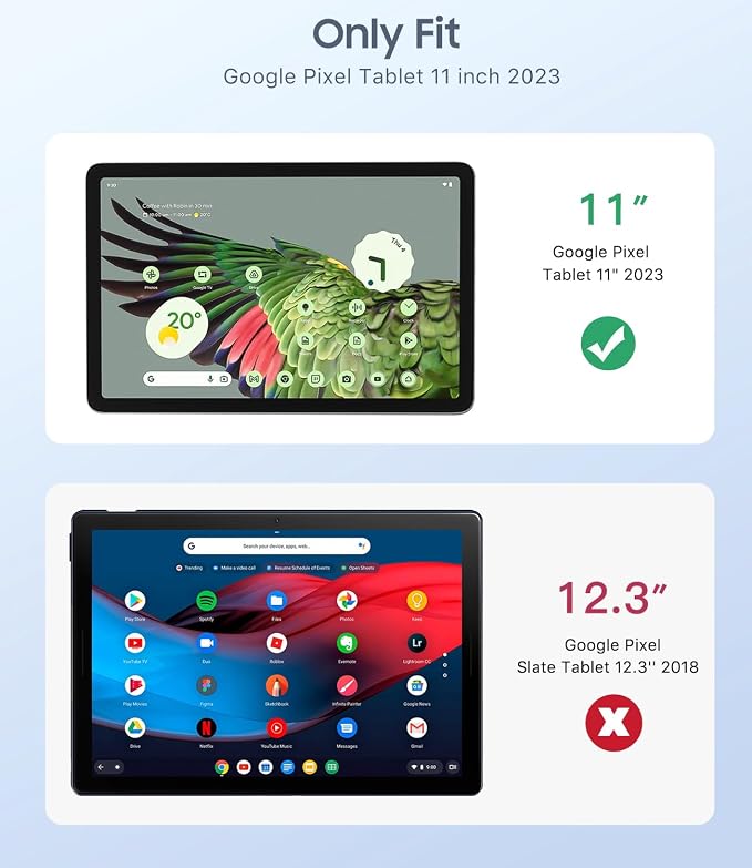 TiMOVO Case for Google Pixel 11 Inch 2023 Tablet Midnight Green | Slim PU Leather Trifold Stand Cover Compatible with Charging Speaker Dock