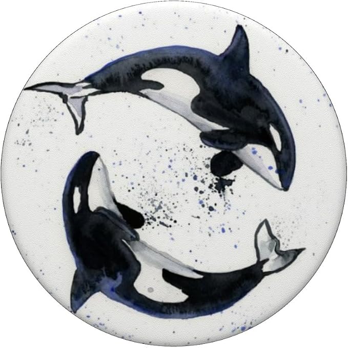 Orcas Rescue I Love Orcas Killer Whale Activist PopSockets Adhesive PopGrip