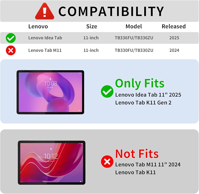 for Lenovo Idea Tab Plus Case 12.1 2025 with 360° Rotating Stand Handle and Pencil Holder New EVA Shockproof Cover for Kids Adults Home School Office Outdoor Black