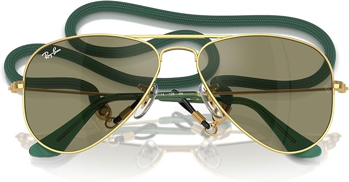 Ray-Ban Junior Kids' Rj9506s Metal Aviator Sunglasses