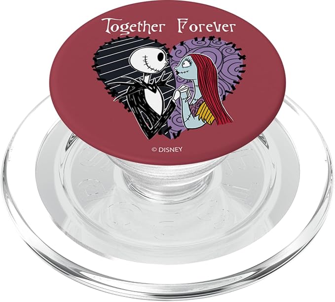 Disney The Nightmare Before Christmas Jack &amp Sally Forever PopSockets PopGrip: Swappable Grip for Phones &amp Tablets