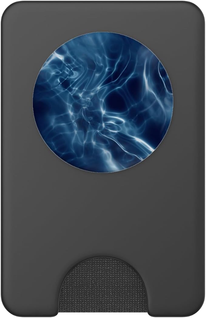 Cell Phone Button Pop Out Holder for Hand Watercolor Blue PopSockets PopGrip: Swappable Grip for Phones &amp Tablets