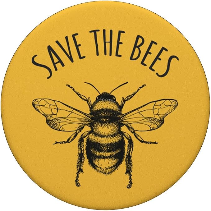 Save The Bees Earth Day Save Our Planet Environmental PopSockets Adhesive PopGrip
