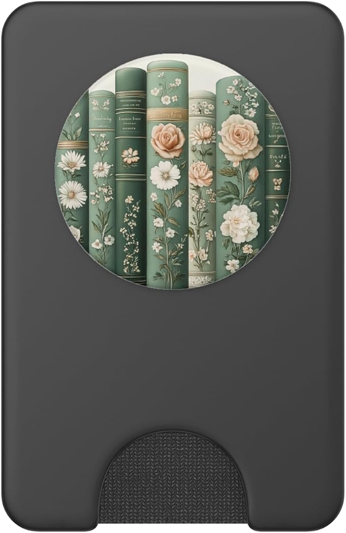 Book Reading Flower Lover Bookworm Tropical Garden PopSockets PopWallet for MagSafe