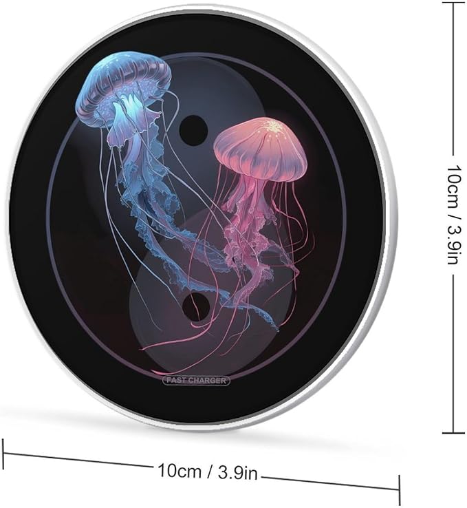 Jellyfish Wireless Charger Portable Charging Pad | LightweightAll Smartphone