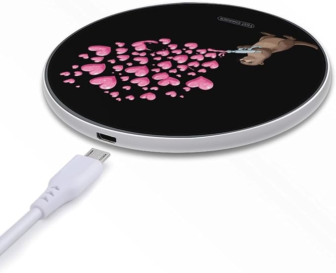 Otter Water Gun Love Wireless Charger Portable Charging Pad | LightweightAll Smartphone