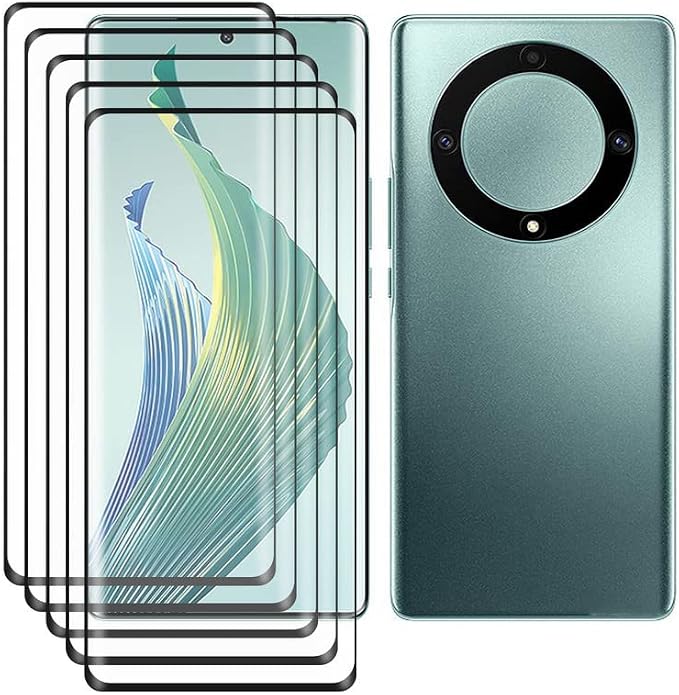 Cover for Honor Magic5 Lite (6.67) Tempered Glass (5 Pack) Screen Protector Scratch Resistant Screen Protector Tempered Glass Protector Glass Protector Screen Film Tempered Film