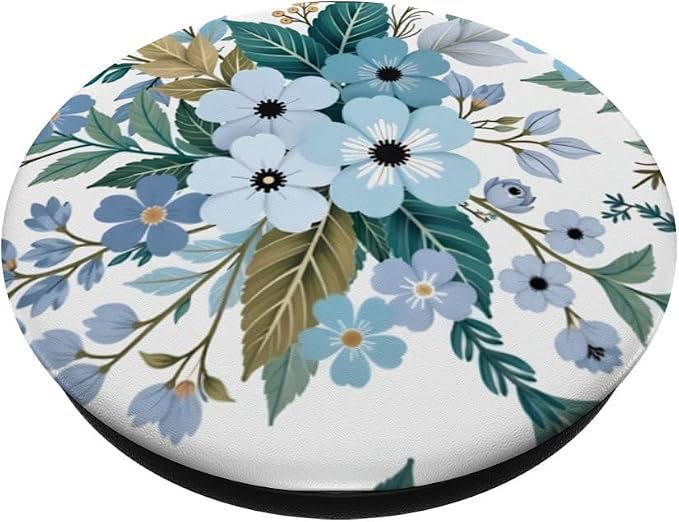 Garden Party Blue PopSockets PopWallet for MagSafe