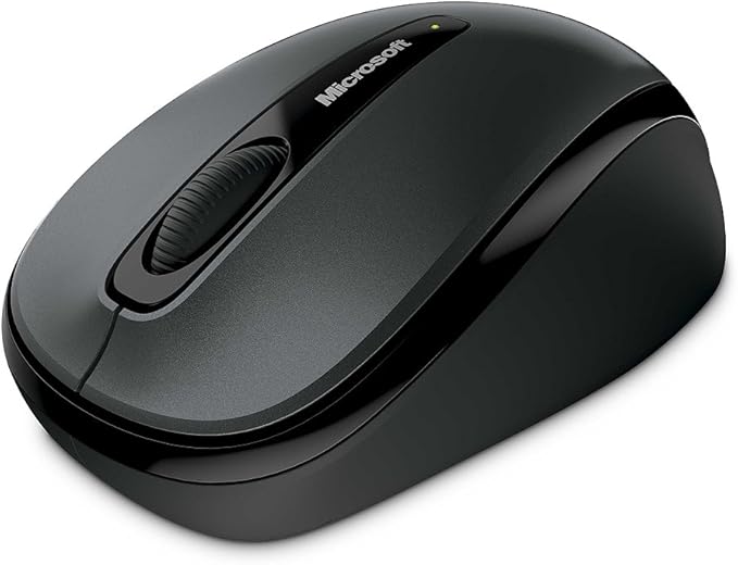 Microsoft Wireless Mobile Mouse 3500 for Business , Loch Ness Gray. Comfortable Ergonomic design, Wireless, USB 2.0 with Nano transceiver for PC/Laptop/Desktop, works with Mac/Windows Computers